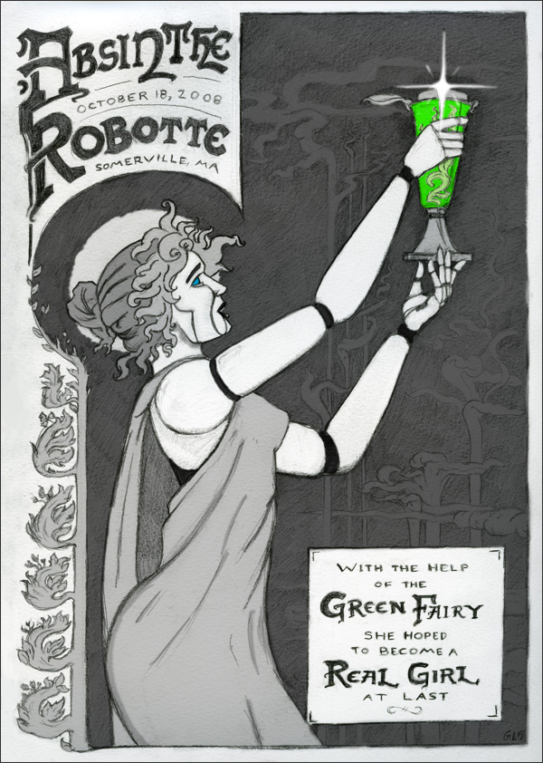 Absinthe Robotte, by Geoffrey Long - www.geoffreylong.com