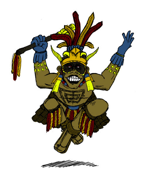 Mayan Priest, by Geoffrey Long - www.geoffreylong.com