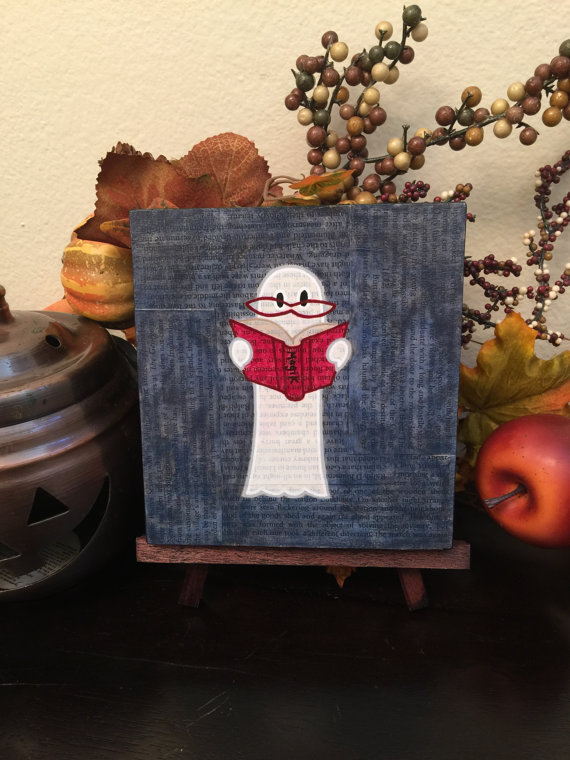 Ghost Reading a Book